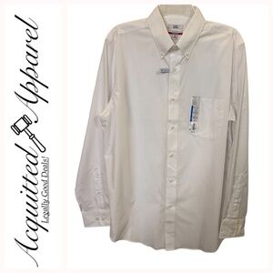 Croft & Barrow Men's White Easy Care Classic Fit Dress Shirt 16 NWT